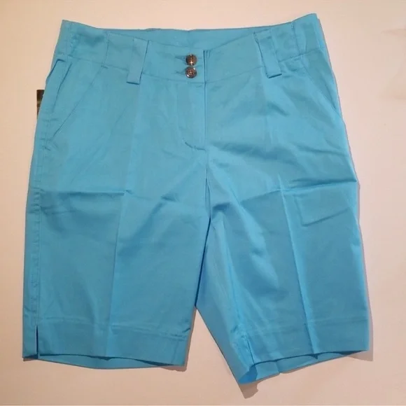 Loudmouth Golf ladies shorts - Powder Blue - Picture 4 of 9